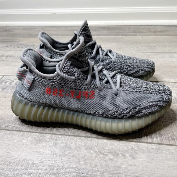 adidas Yeezy Boost 350 V2 Lace Up Sneakers Beluga 2.0 Mens 6.5 - Picture 2 of 13